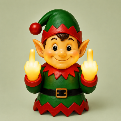 MerryMenace™ Naughty Elf Lamp
